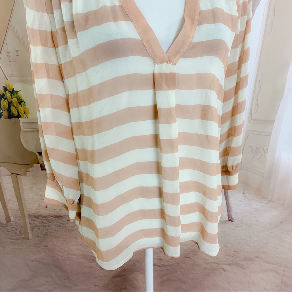 NEW Joie Aceline Silk sheer Blouse - Picture 4 of 12
